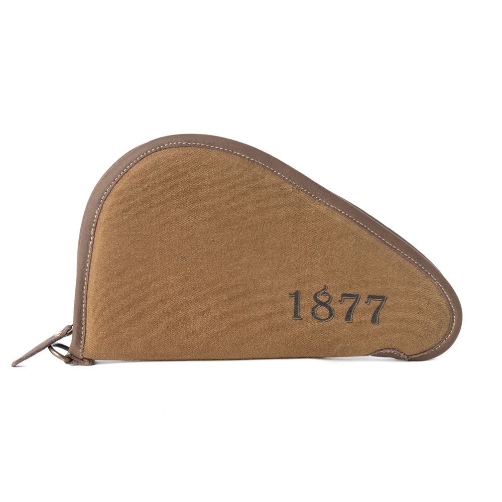 Frontier Mark Cotton Leather Gun Case in Antique Olive