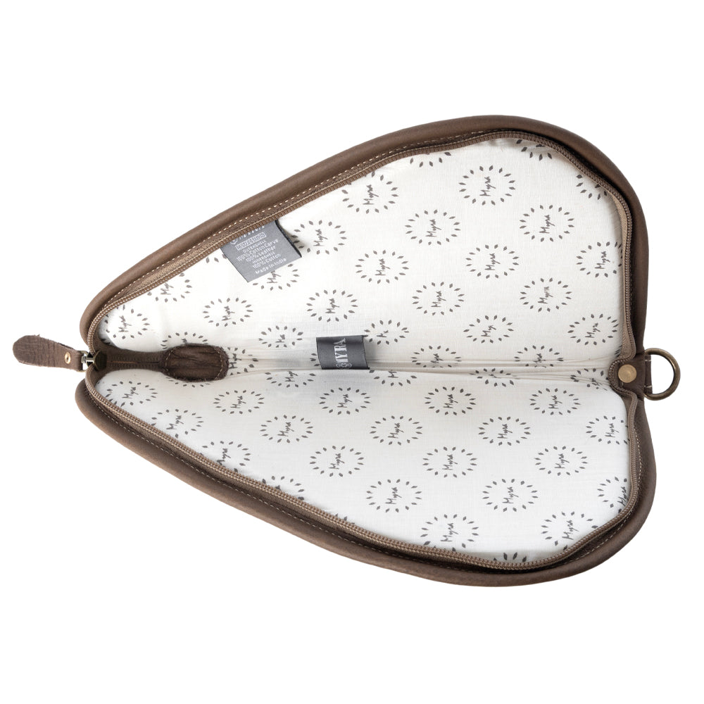 Frontier Mark Cotton Leather Gun Case in Antique Olive