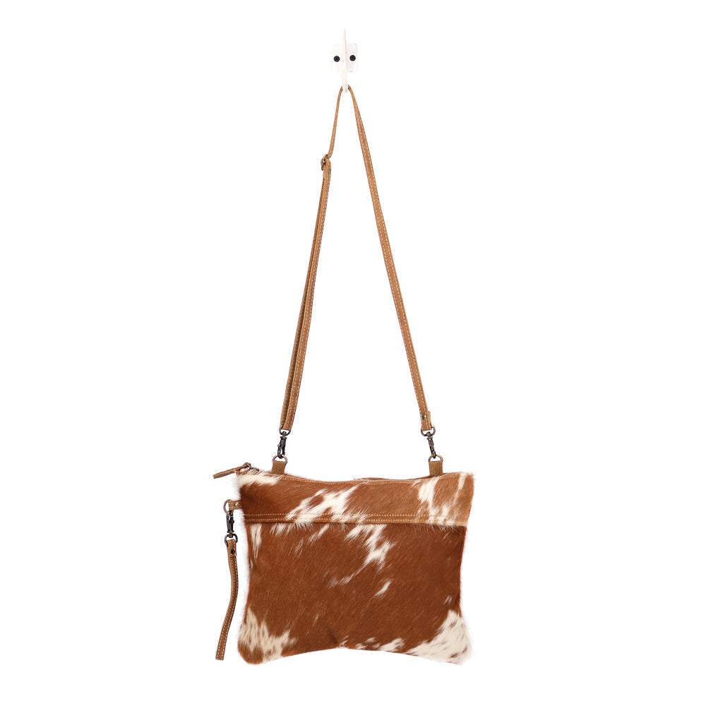 Ivory & Drab Hairon Pouch