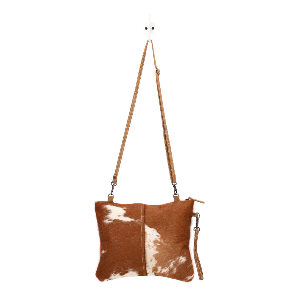 Ivory & Drab Hairon Pouch