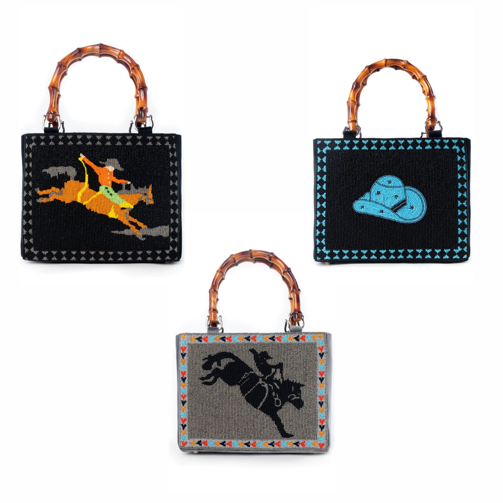 Eight Seconds Western hand beaded bag Variant Combo