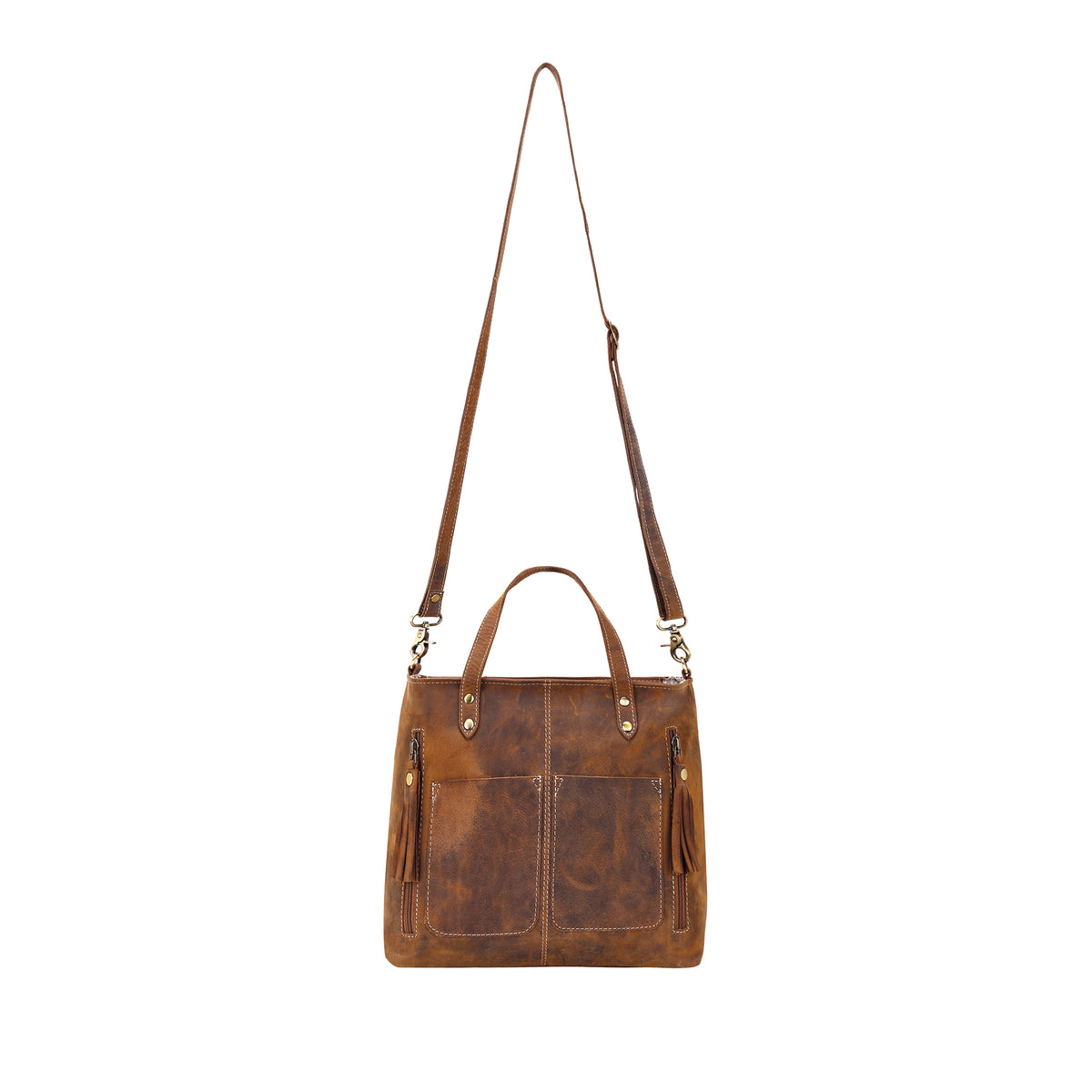 Ultimate Choice Handbag with twin handles and tassels Variant Combo
