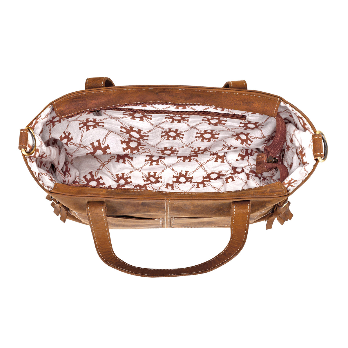 Ultimate Choice Handbag with twin handles and tassels Variant Combo