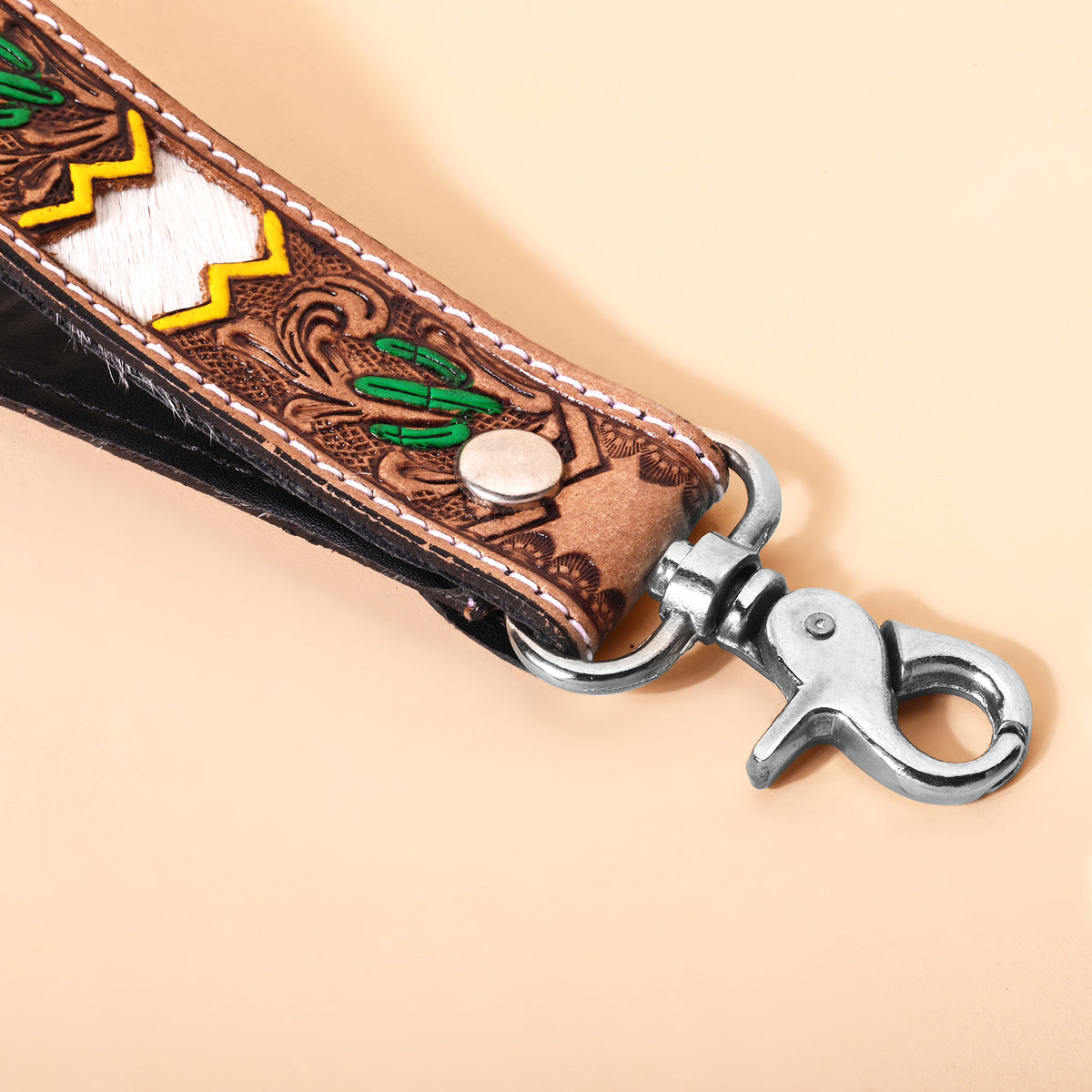 Soaring Bloom Handtooled Leather Keyfob Variant Combo