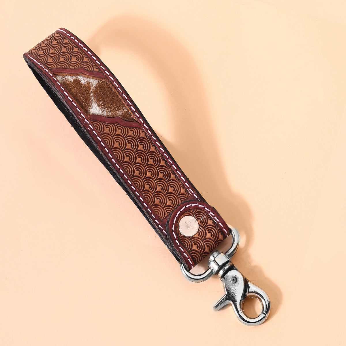 Soaring Bloom Handtooled Leather Keyfob Variant Combo