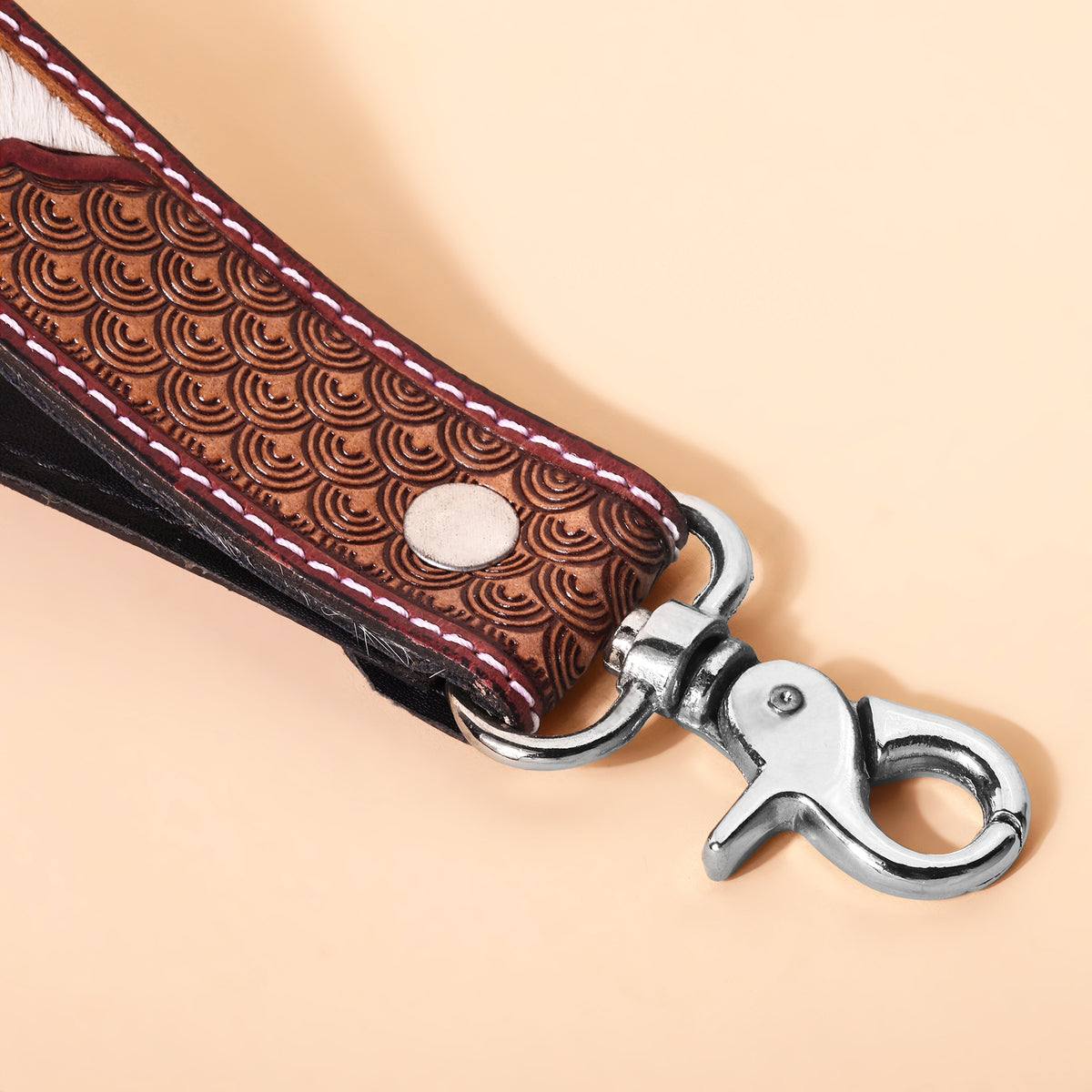 Soaring Bloom Handtooled Leather Keyfob Variant Combo