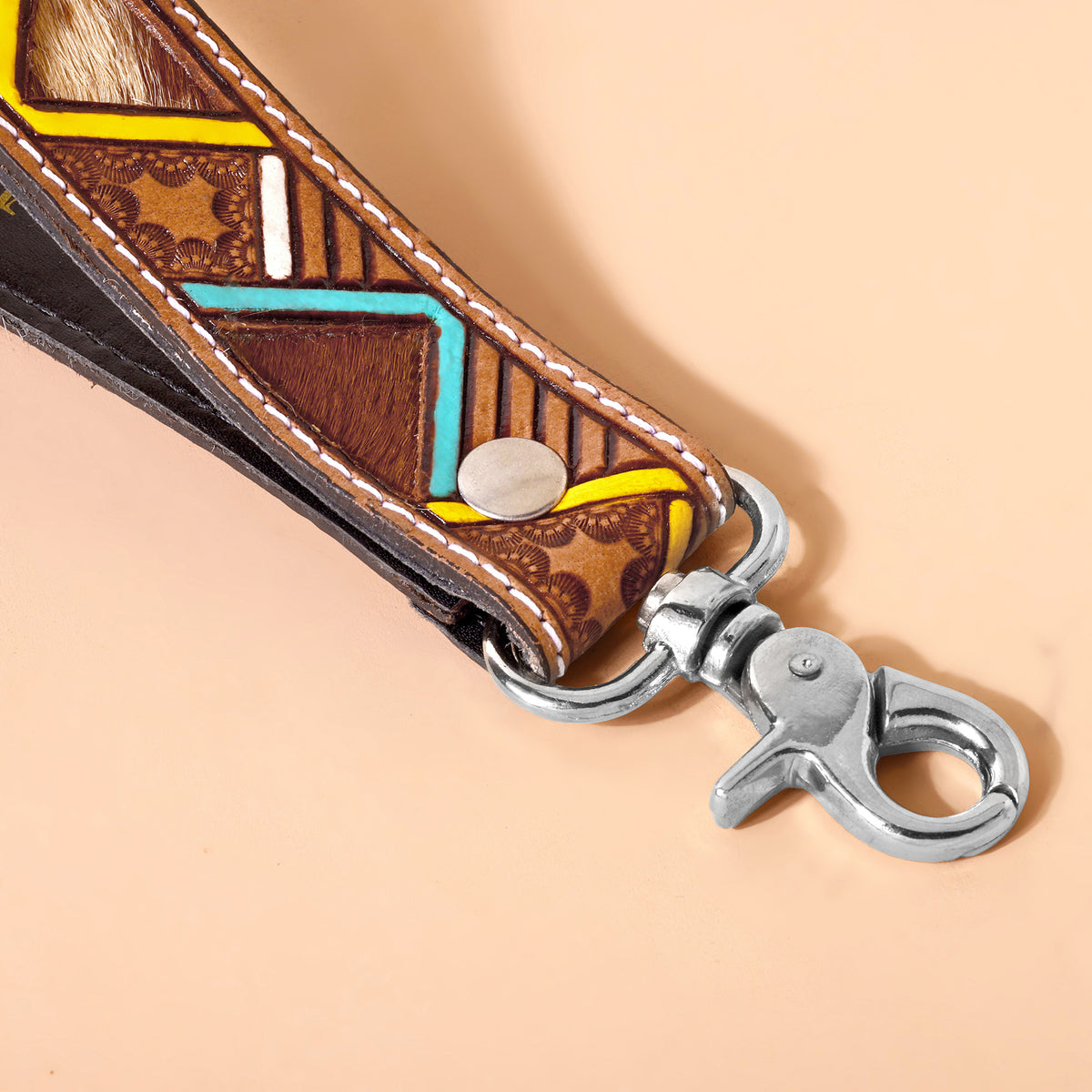 Soaring Bloom Handtooled Leather Keyfob Variant Combo