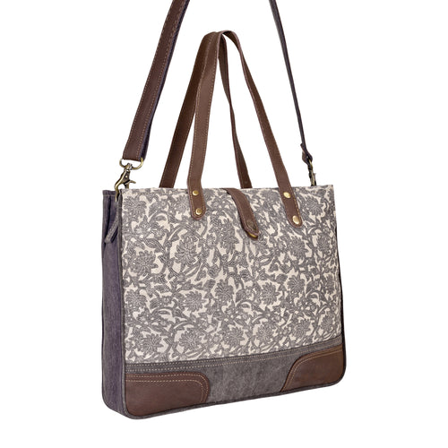 Willow Mesa Messenger in Grey Floral