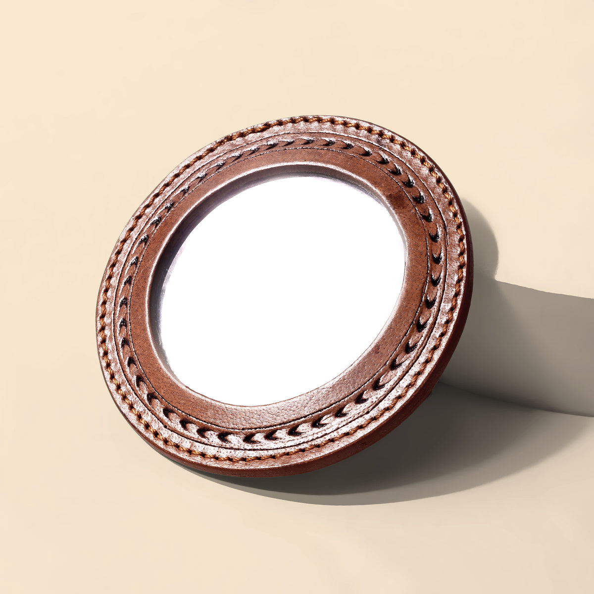 Cinder Vale Mirror Case with hand tooled Variant Combo