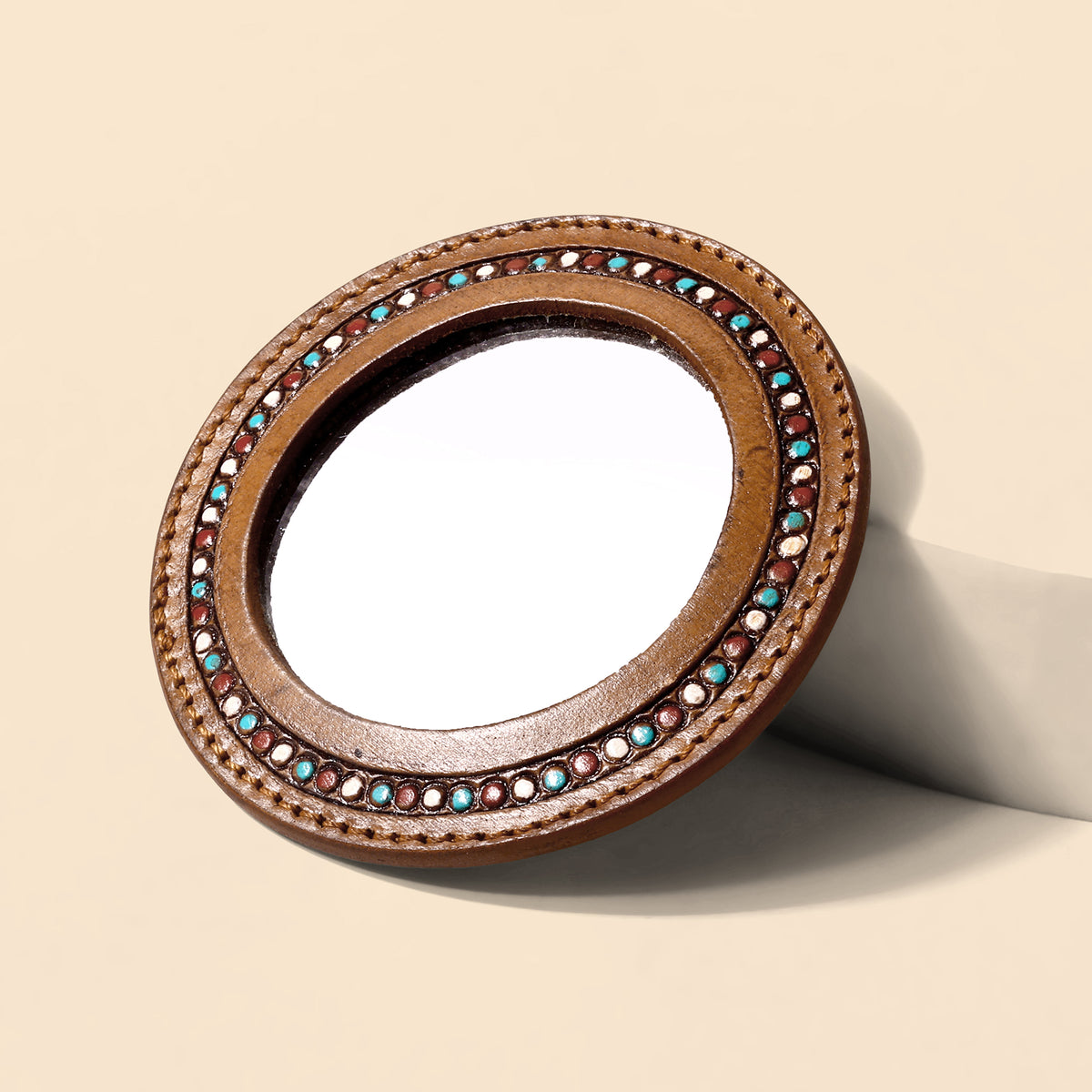 Cinder Vale Mirror Case with hand tooled Variant Combo