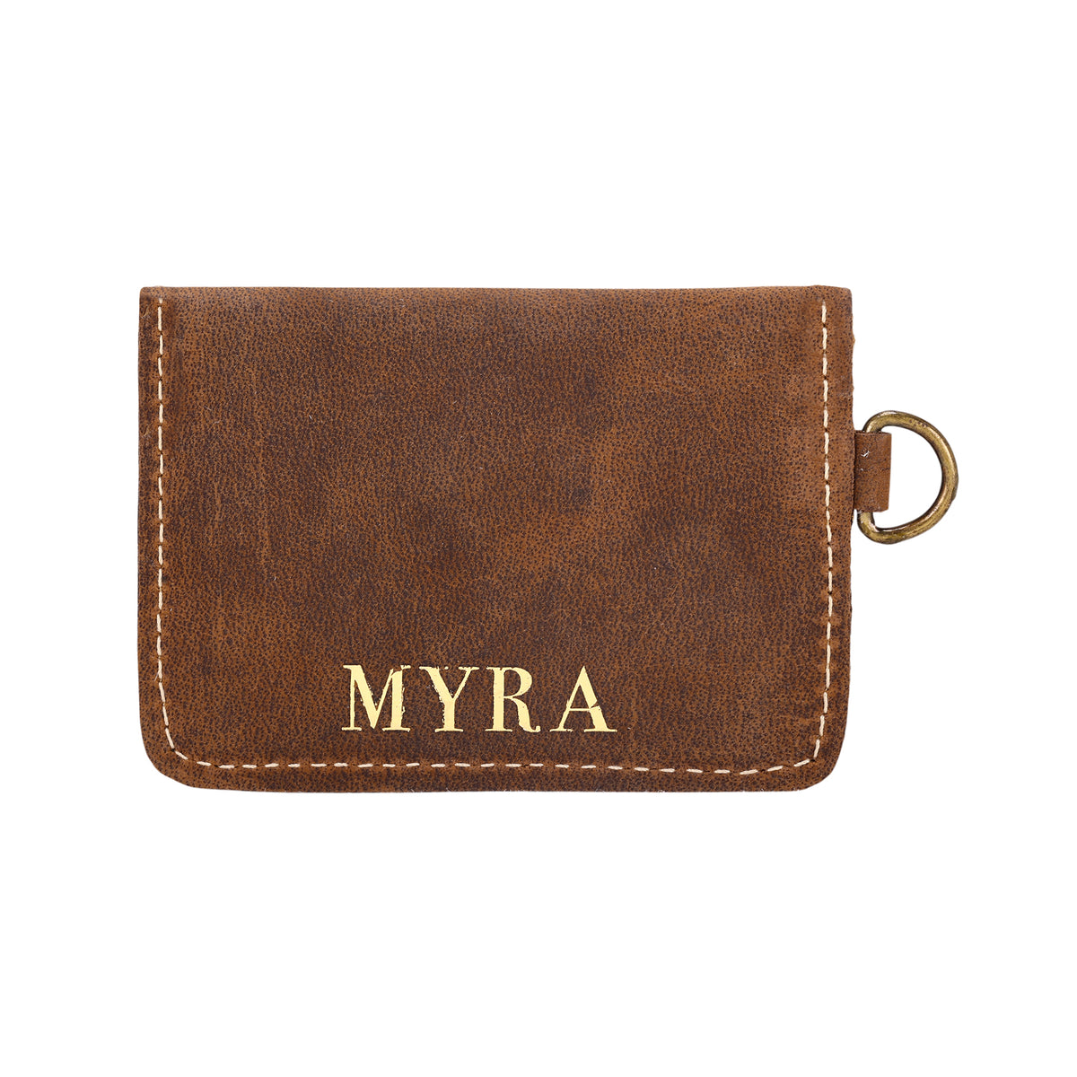 Juniper Moon Leather Coin Purse in Canyon Brown