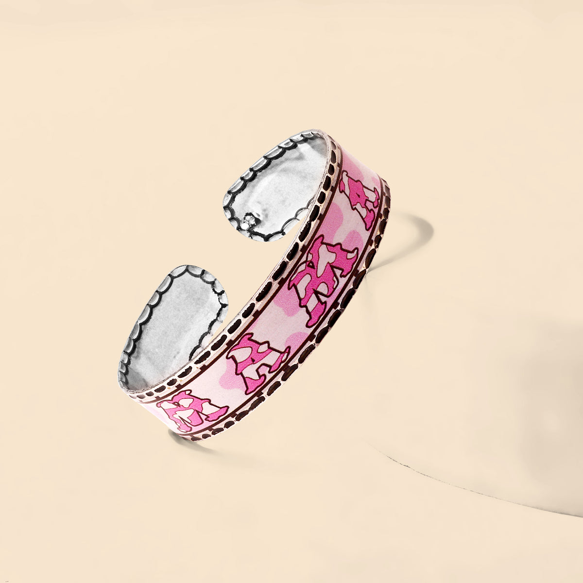 Westara Cuff Bracelet in Rose