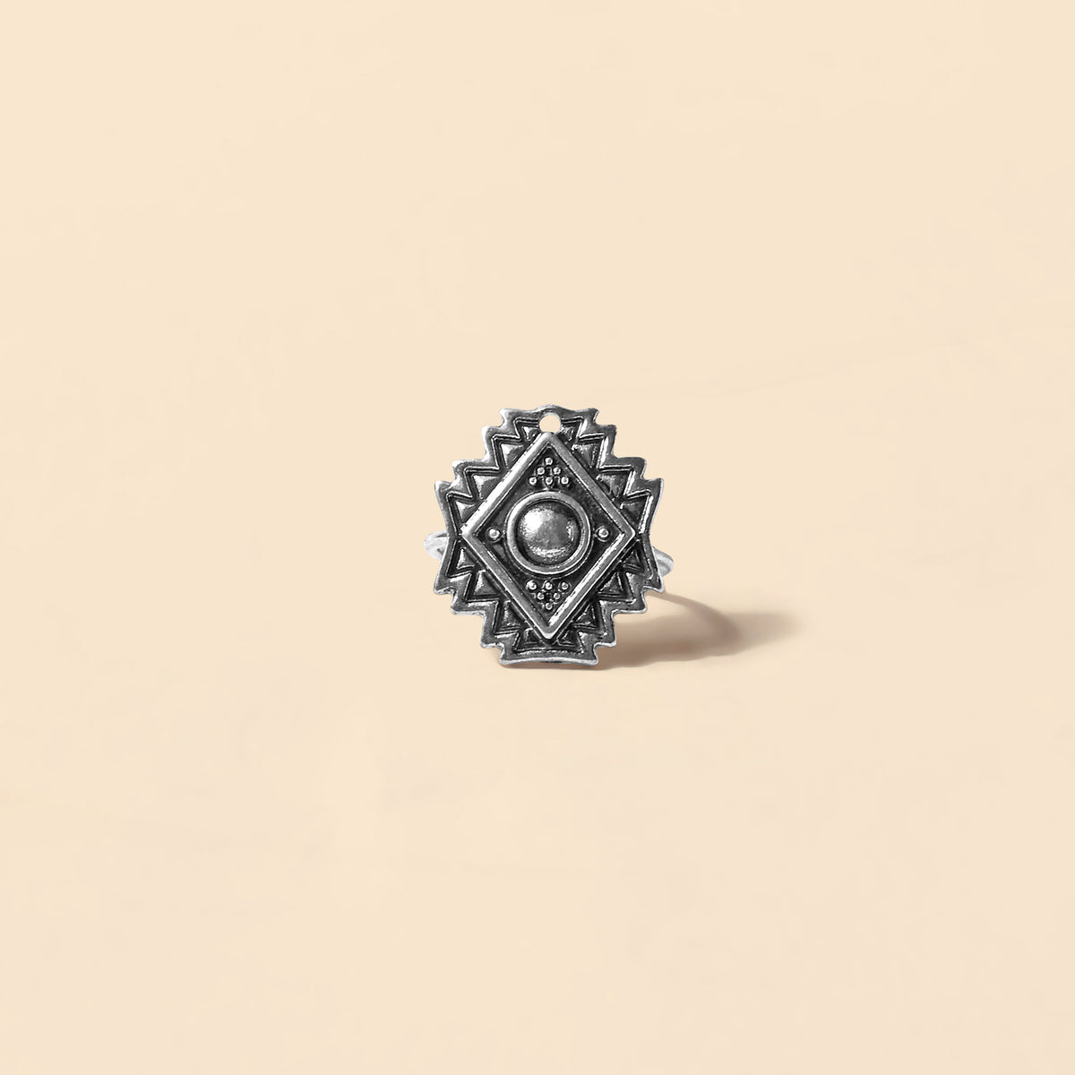 Bridlework Ring in Smoke Gray