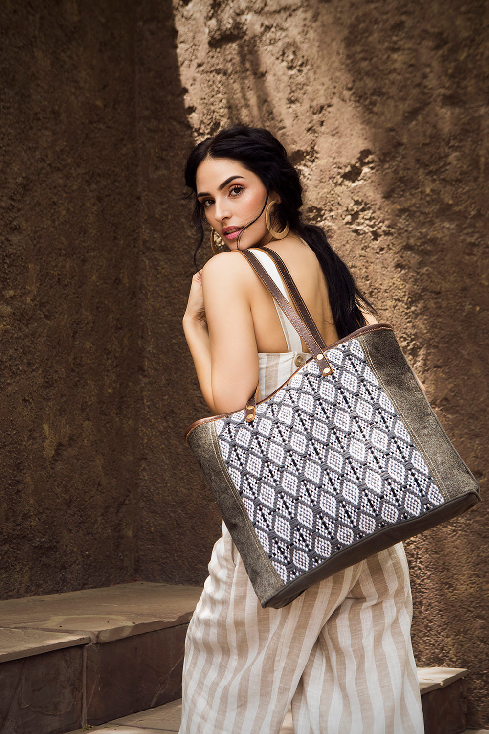 Zig Zag Tote Bag