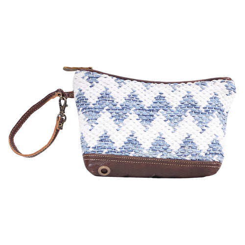 Blue Crossovers Pouch