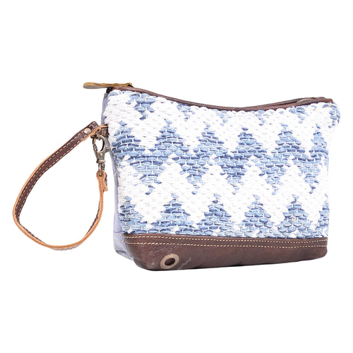 Blue Crossovers Pouch