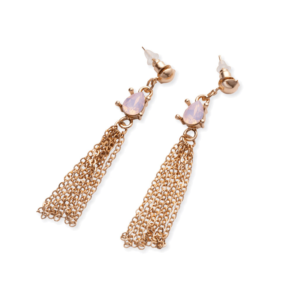 Netted Fall Drop Earrings