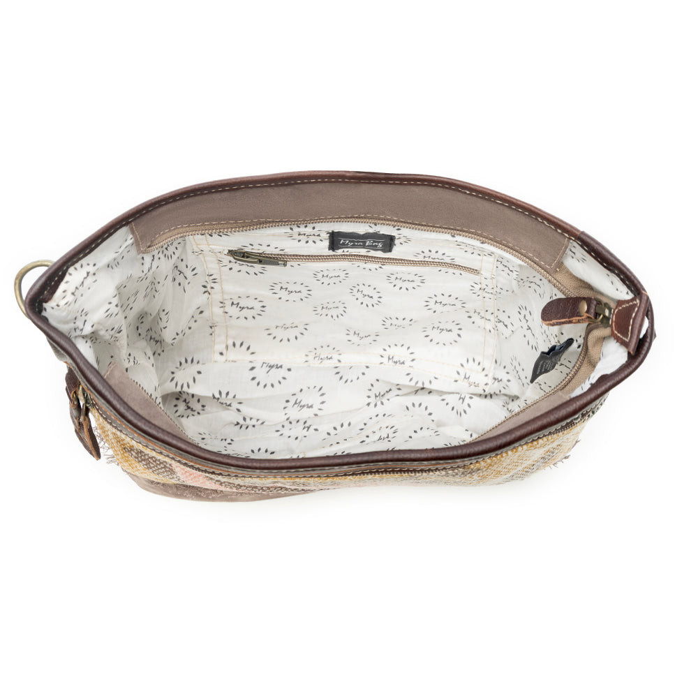 Pink Patchy Shoulder Bag