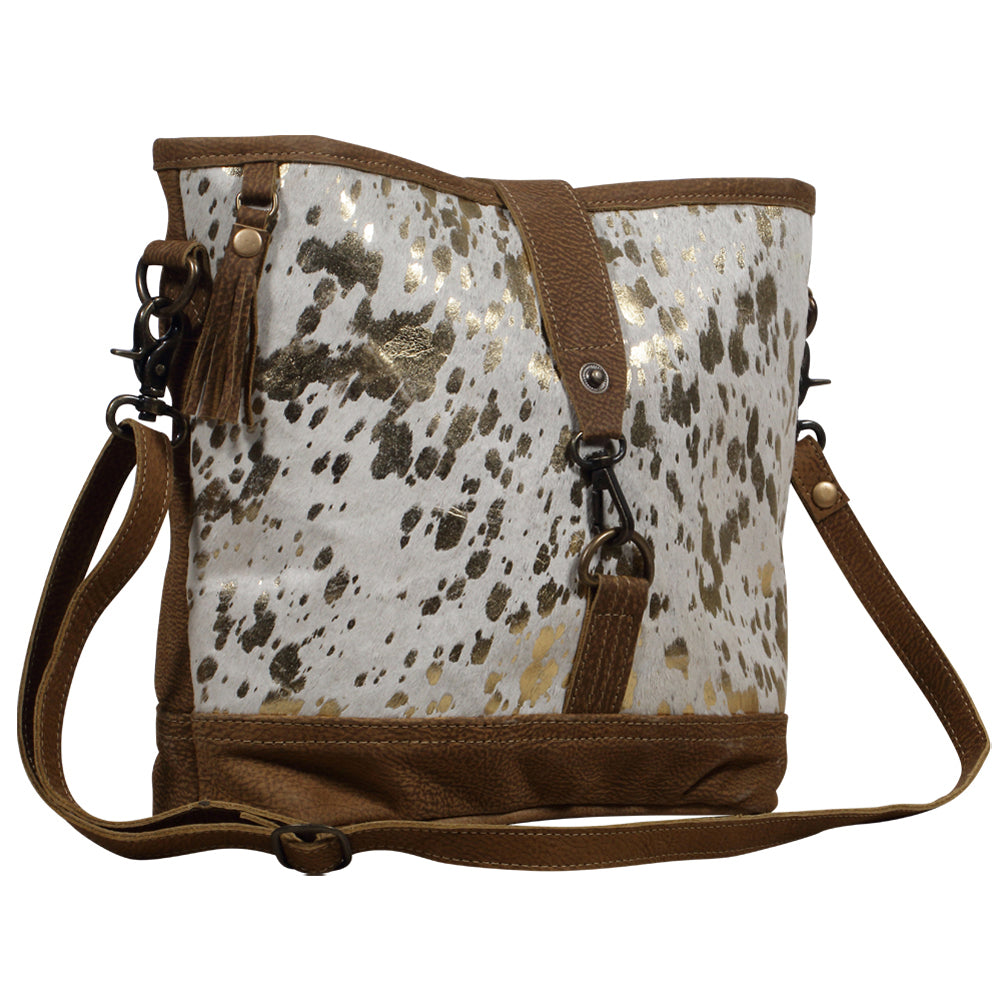 Shiny One Leather & Hairon Bag