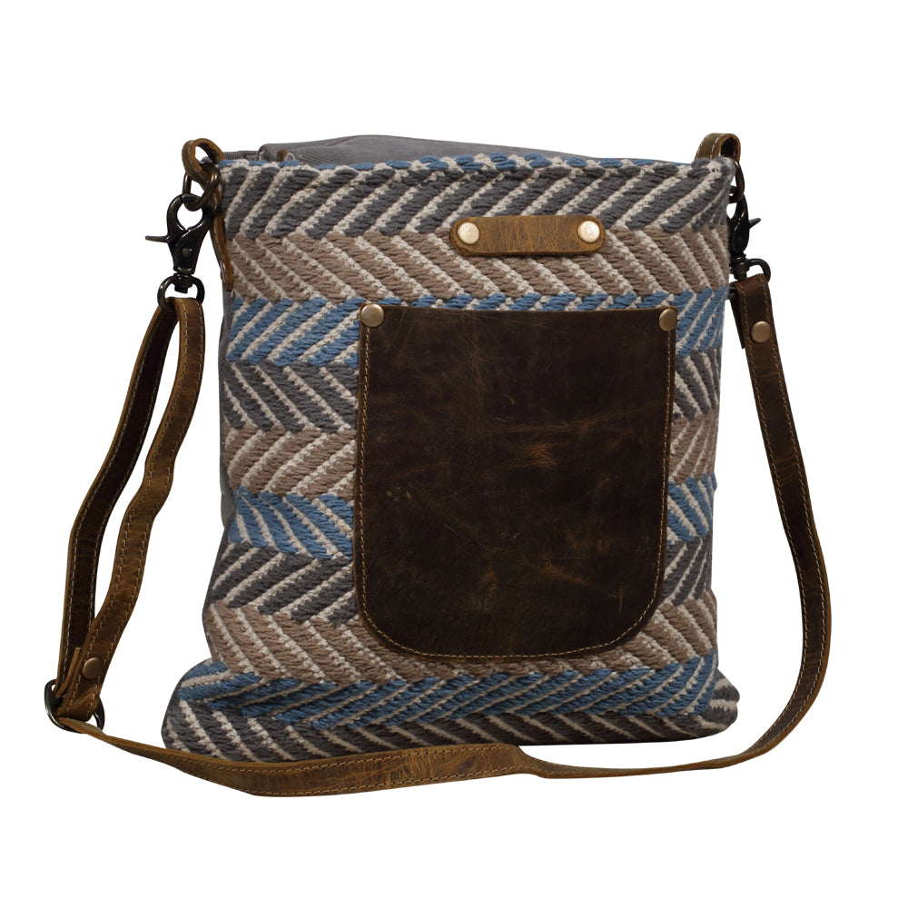 Blue Braids Shoulder Bag