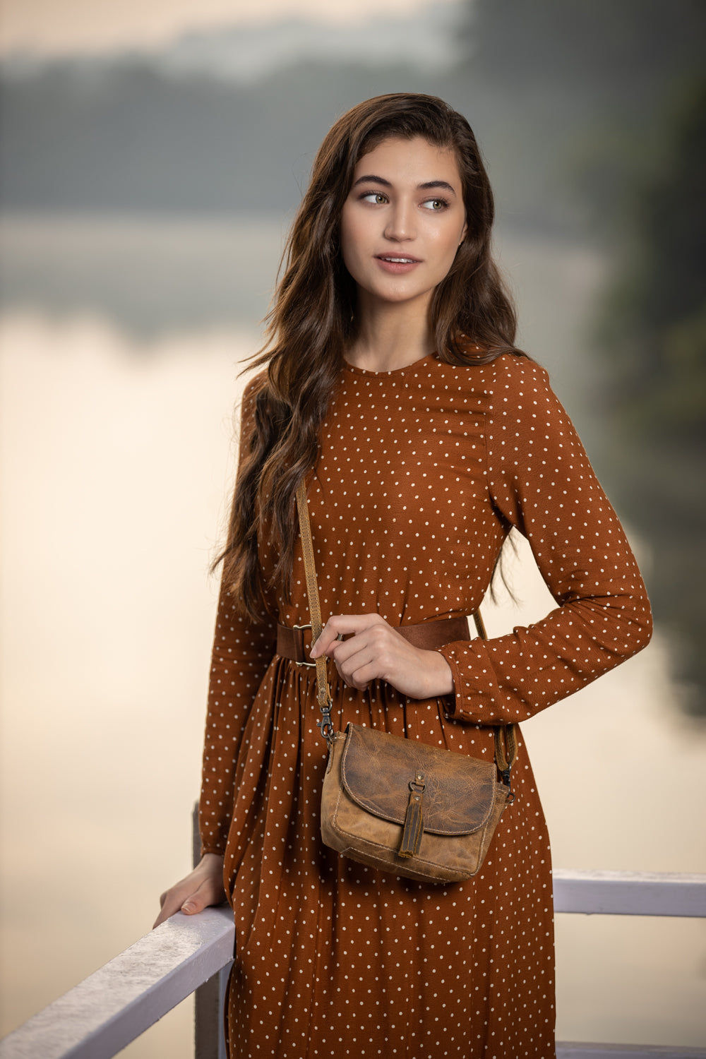 Whispering Woods Leather Bag