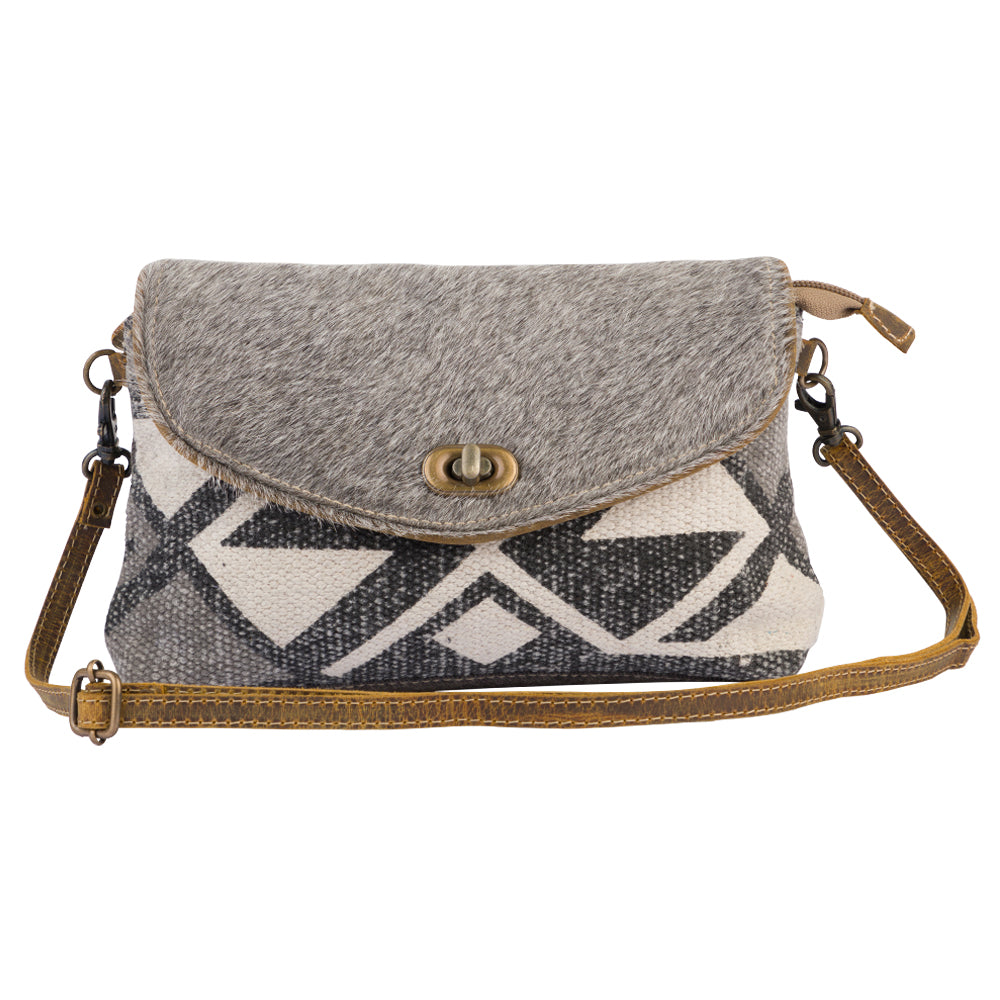 Grey Clandestine Small & Crossbody Bag