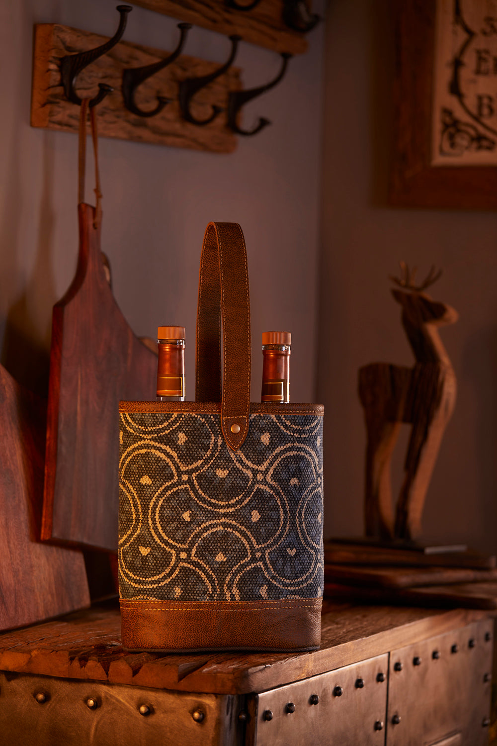 Cool Blue Wine Bag