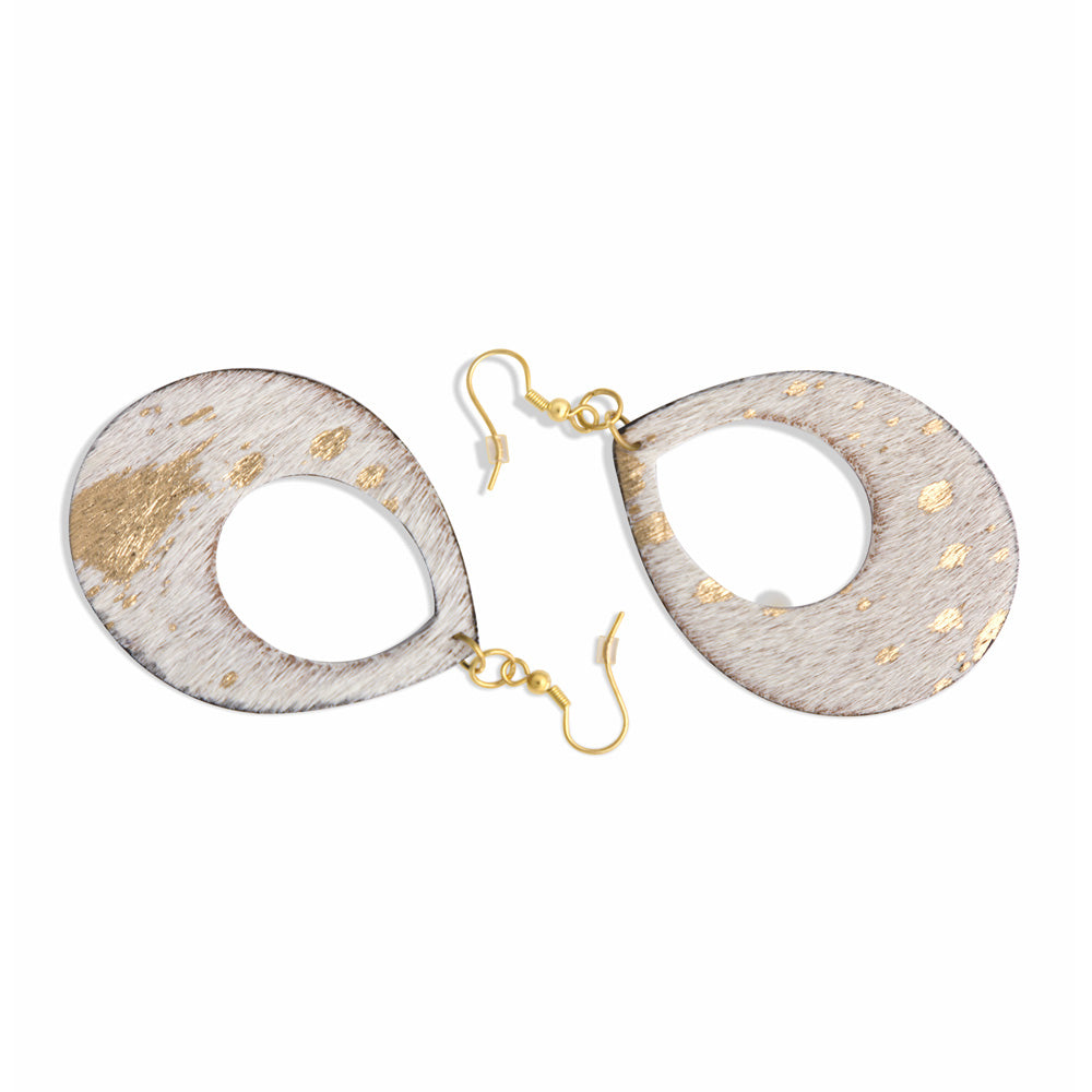 Gold Speckle Earring