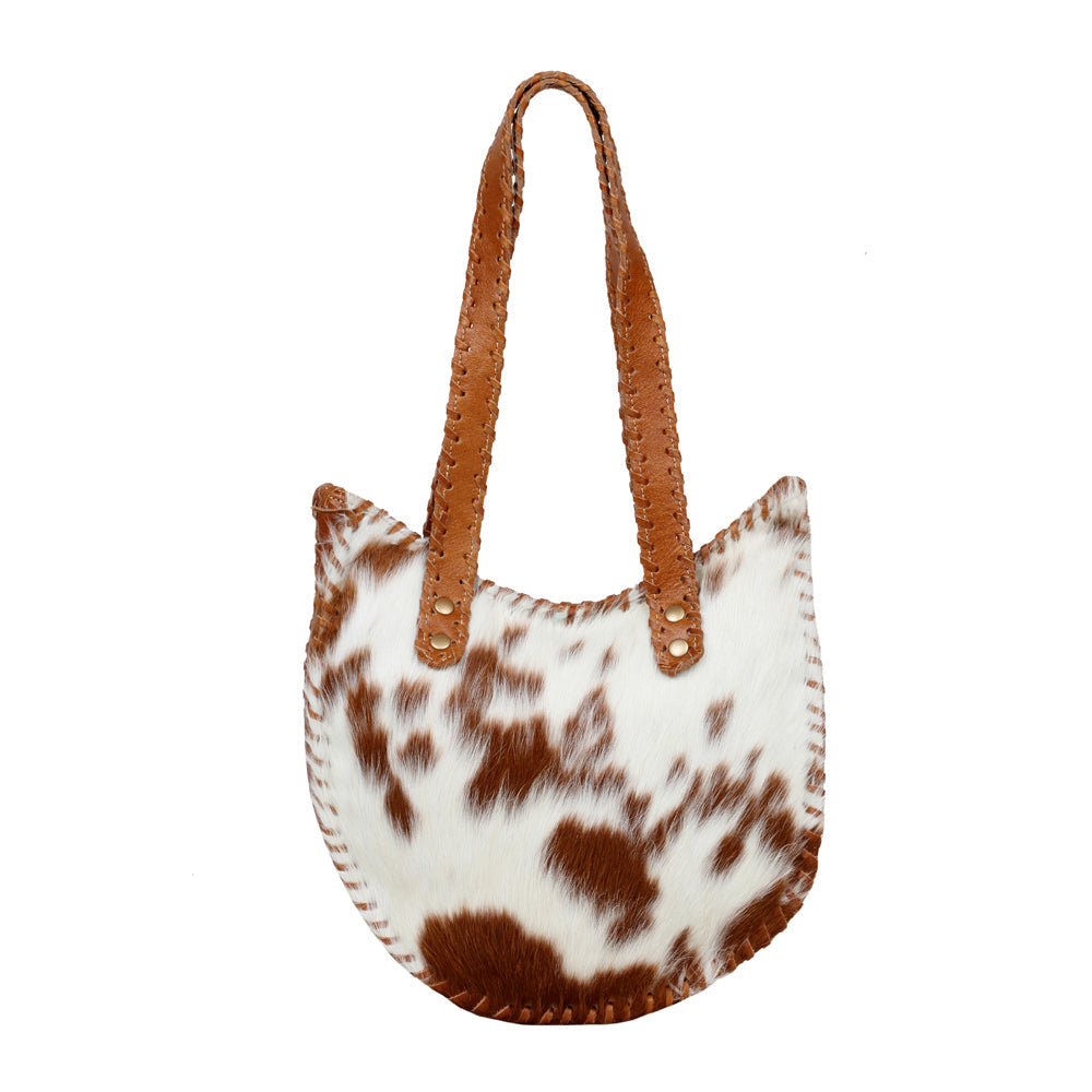 FOREVER YOUNG LEATHER AND HAIRON BAG