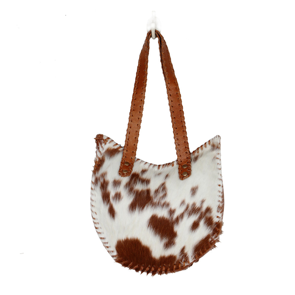 FOREVER YOUNG LEATHER AND HAIRON BAG