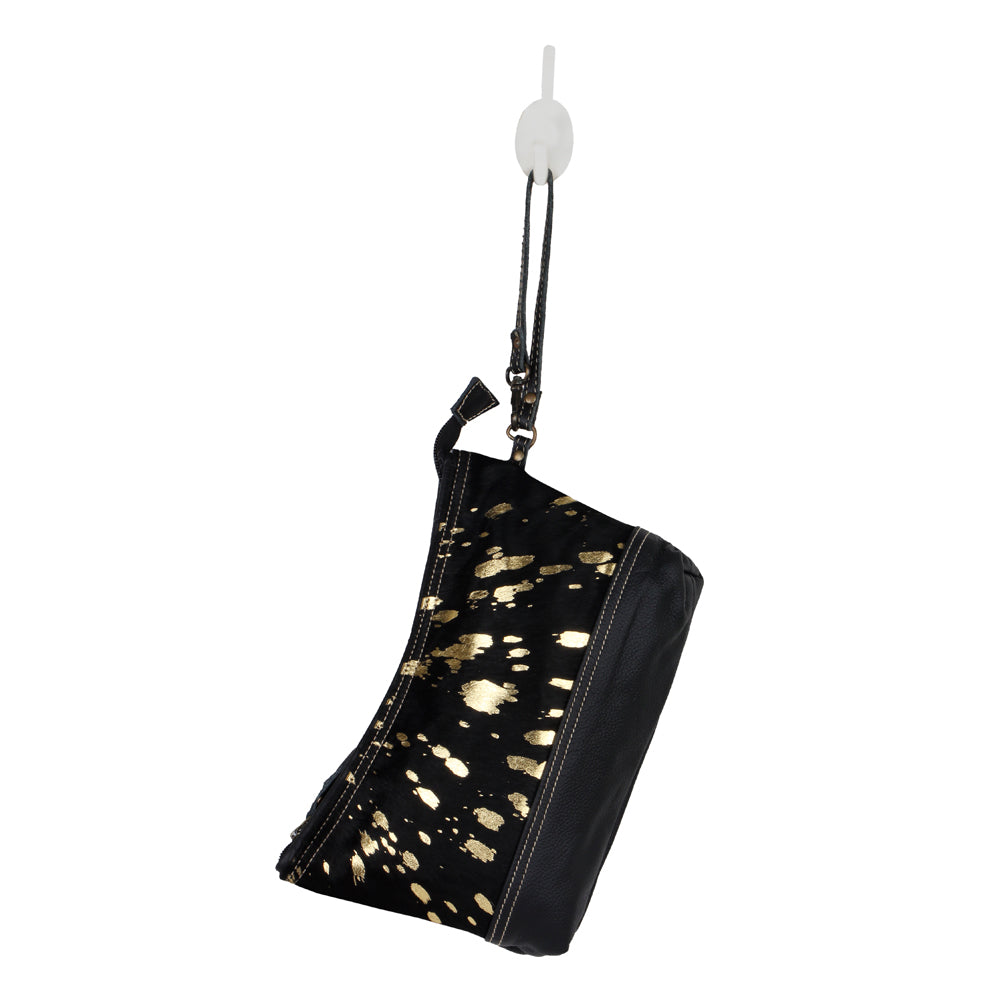 MOORISH LEATHER AND HAIRON BAG