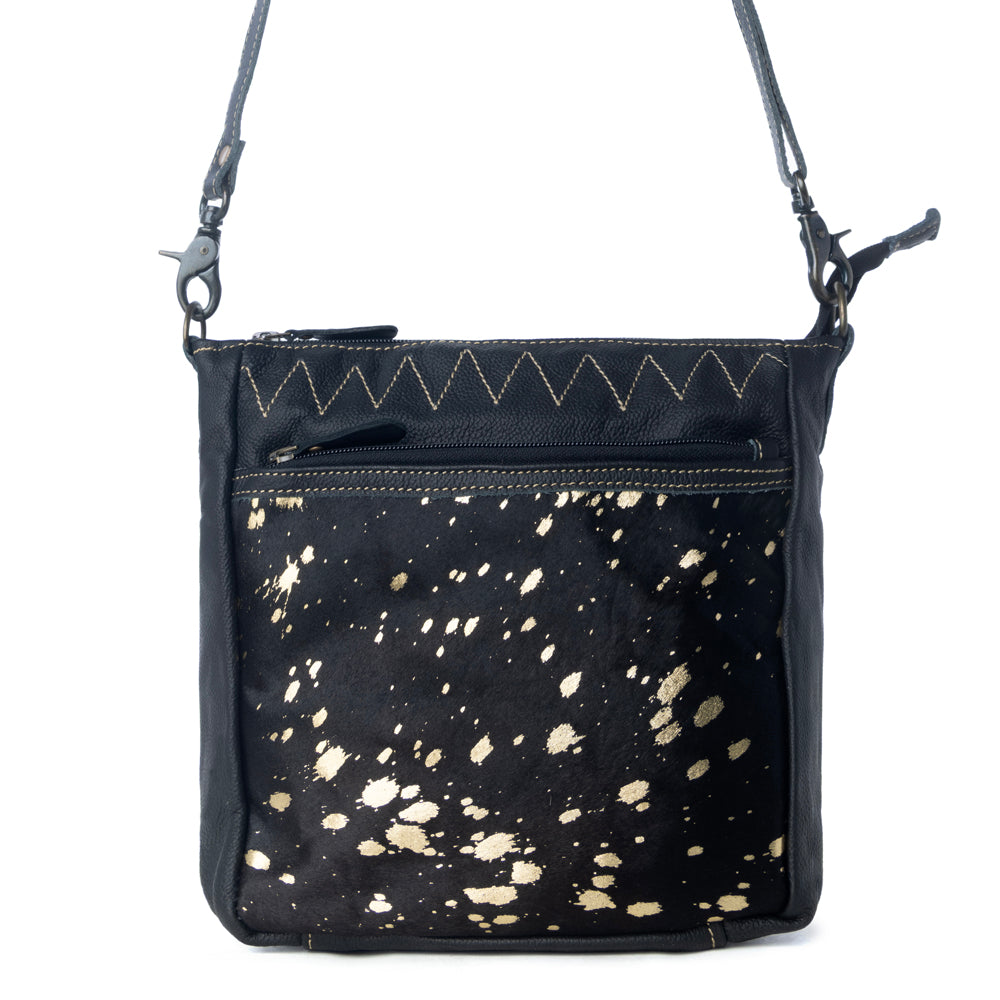 ZIGGY LEATHER AND HAIRON BAG