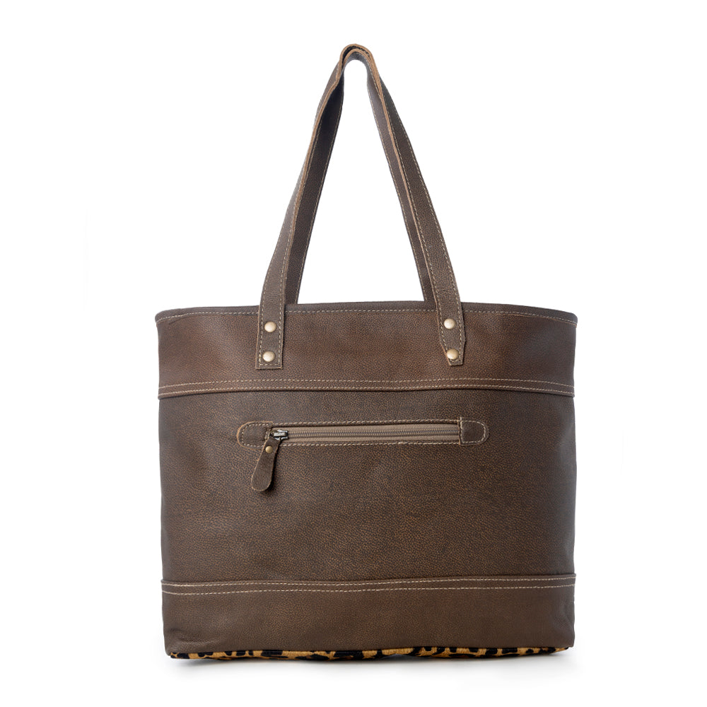 CLINCH LEATHER AND HAIRON BAG