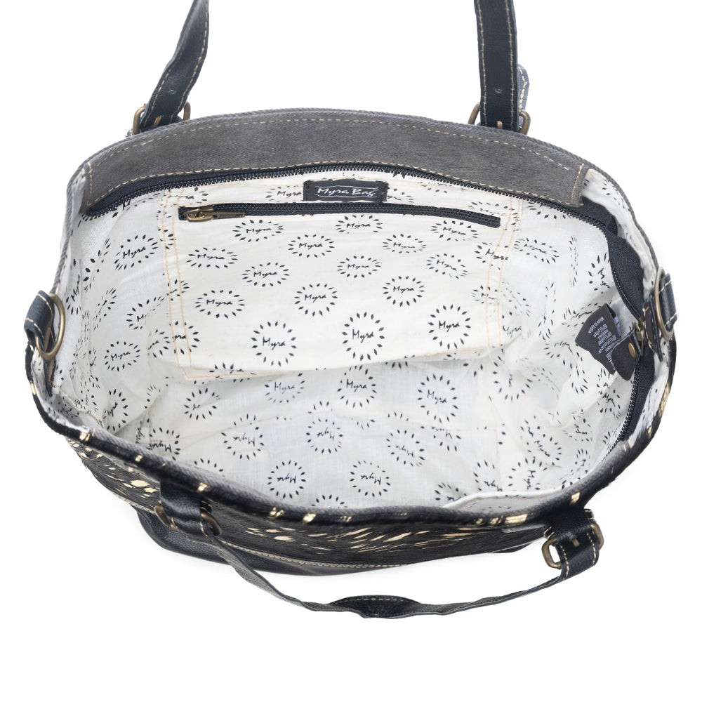 Celestial Canvas And Hairon Bag