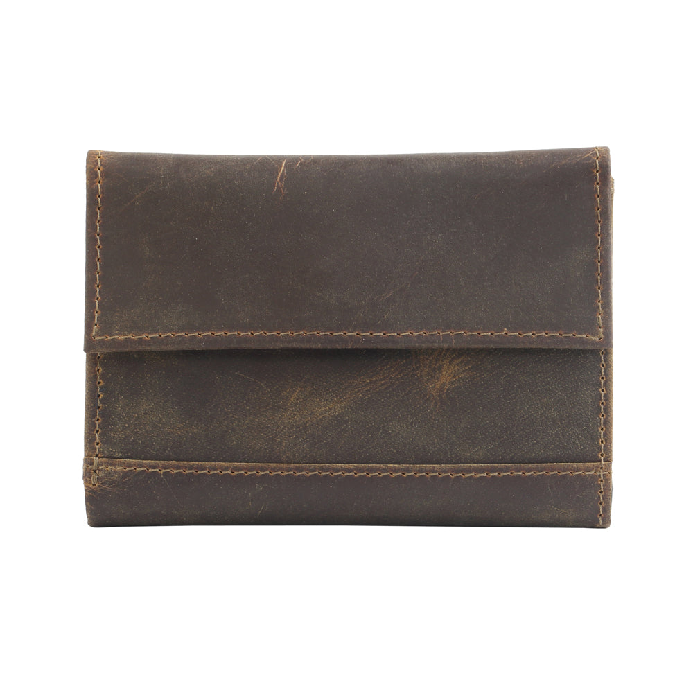 OUT OF THE WOODS LEATHER AND HAIRON WALLET