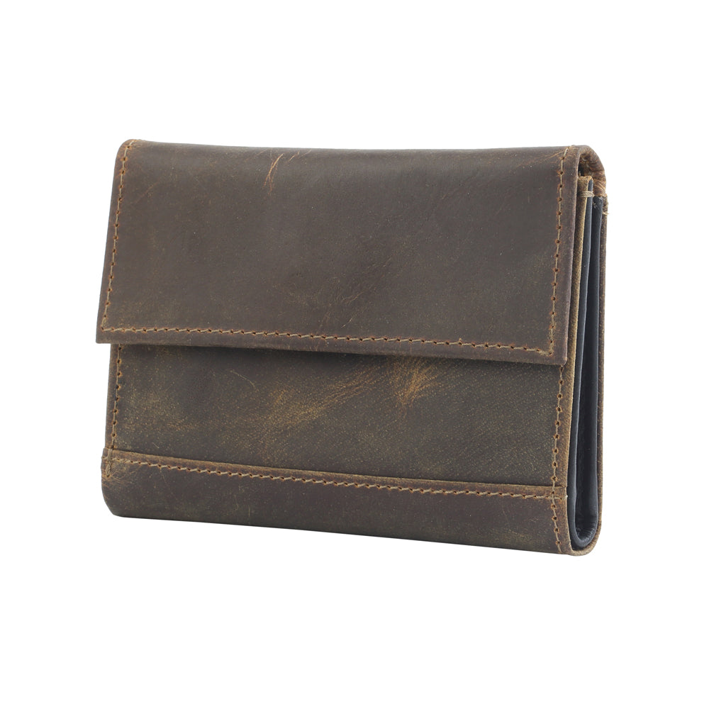 OUT OF THE WOODS LEATHER AND HAIRON WALLET