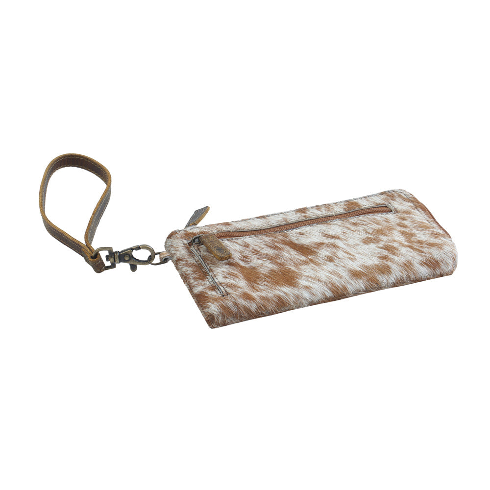 SAND ON BEACH LEATHER AND HAIRON WALLET