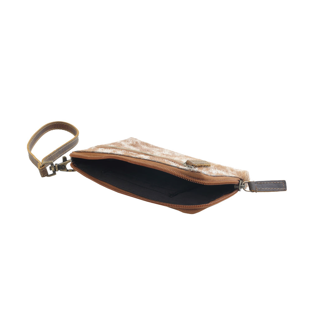 SAND ON BEACH LEATHER AND HAIRON WALLET