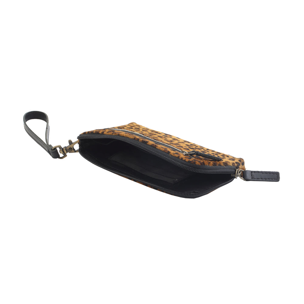 WILD DREAM LEATHER AND HAIRON WALLET