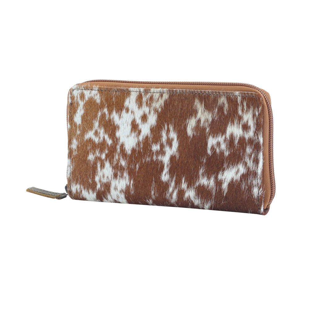 MILKY WAY LEATHER AND HAIRON WALLET