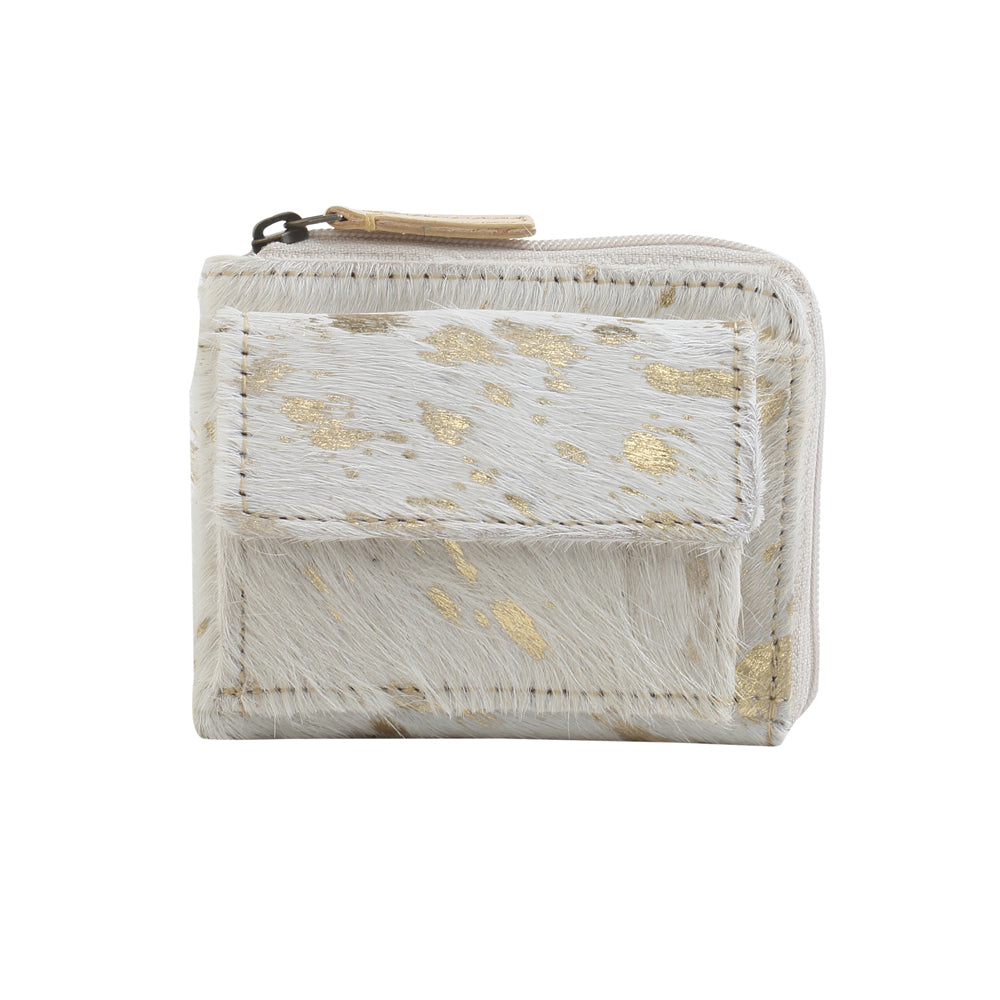 MARBLE MYSTERY LEATHER AND HAIRON WALLET