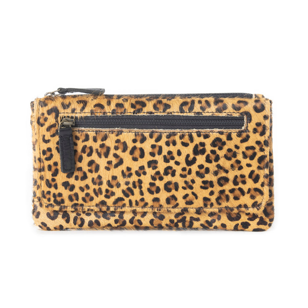 SMALL WONDER LEATHER AND HAIRON WALLET