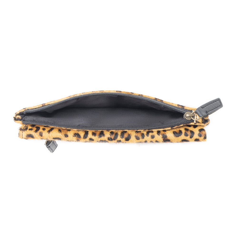 SMALL WONDER LEATHER AND HAIRON WALLET