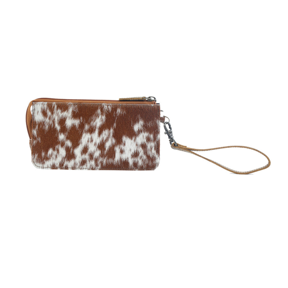 DEBATABLE LEATHER AND HAIRON WALLET
