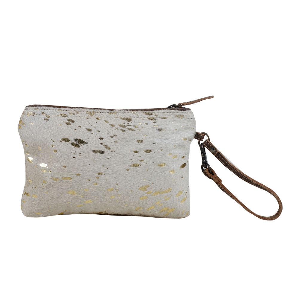 Golden Snow Hairon Pouch