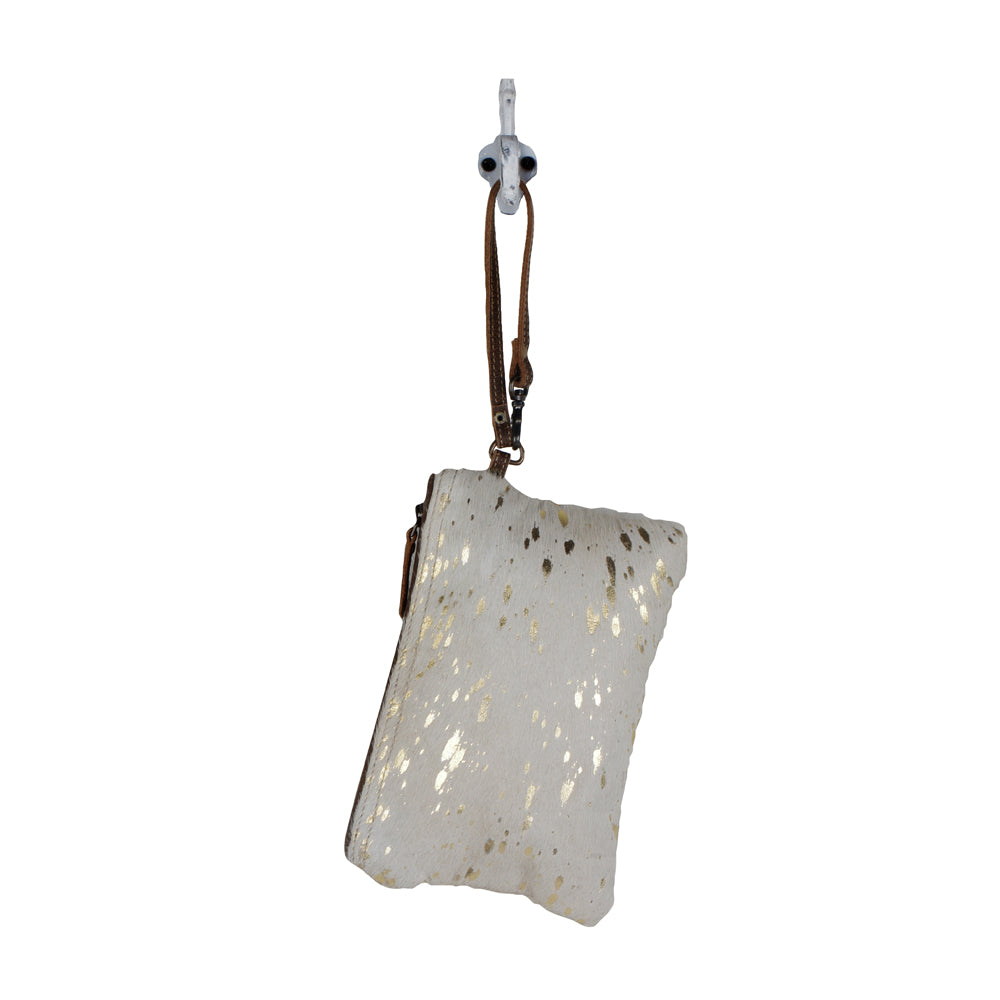 Golden Snow Hairon Pouch