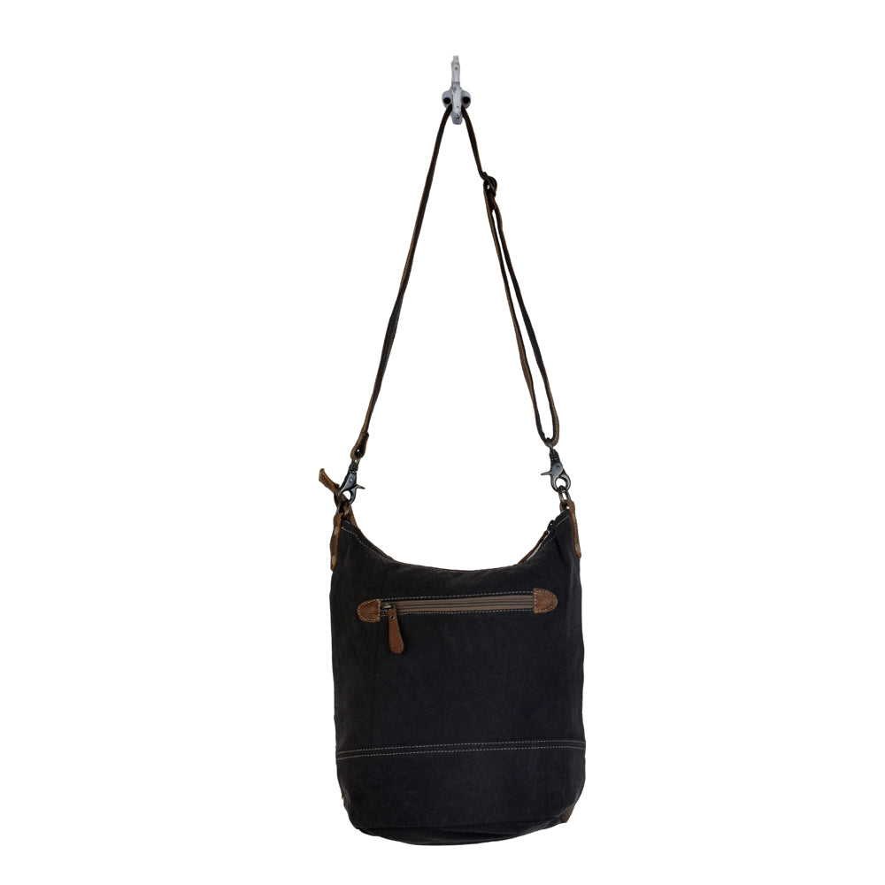 Unconventionally Etched Shoulder Bag