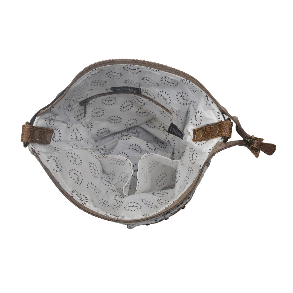 Unconventionally Etched Shoulder Bag