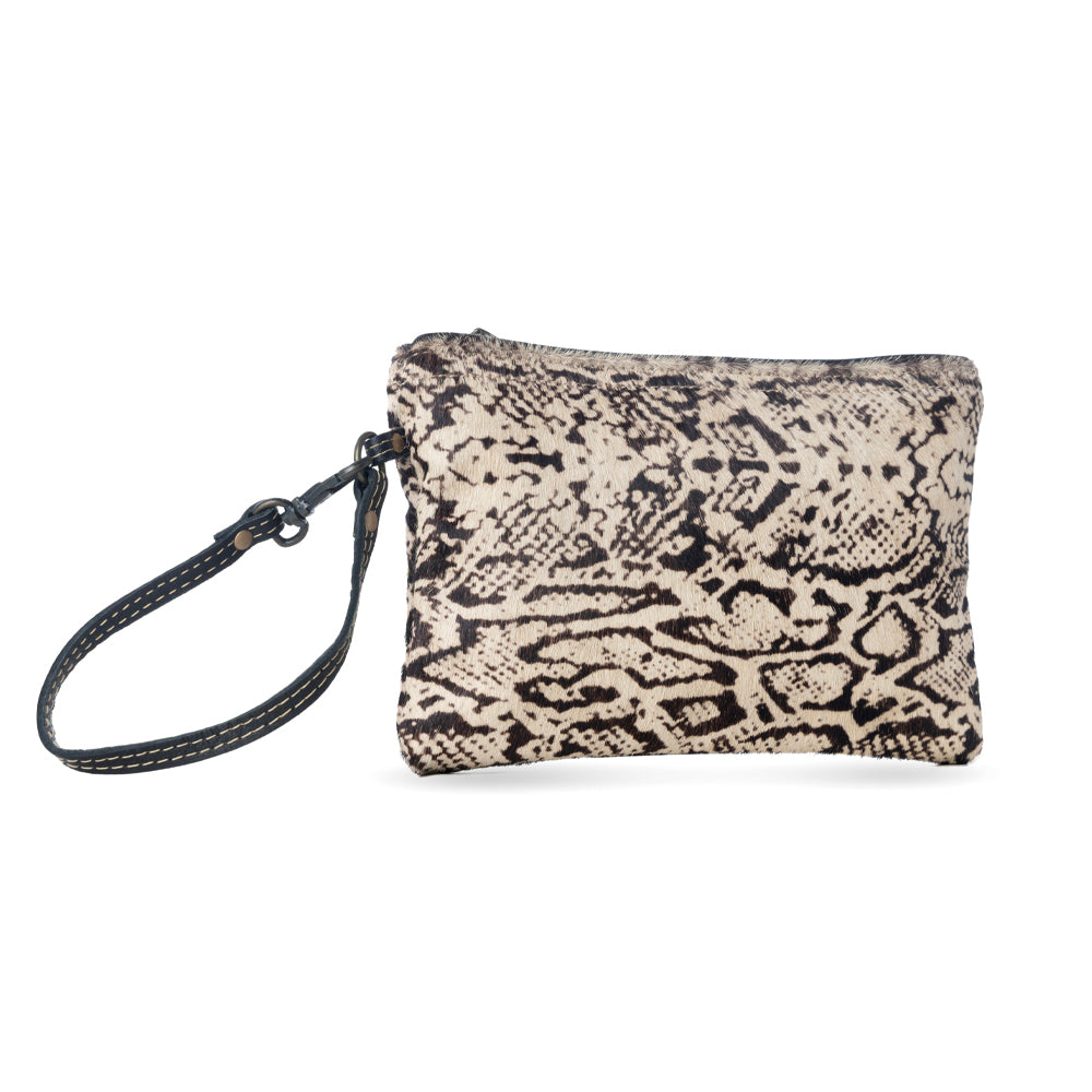 Snake Print Pouch