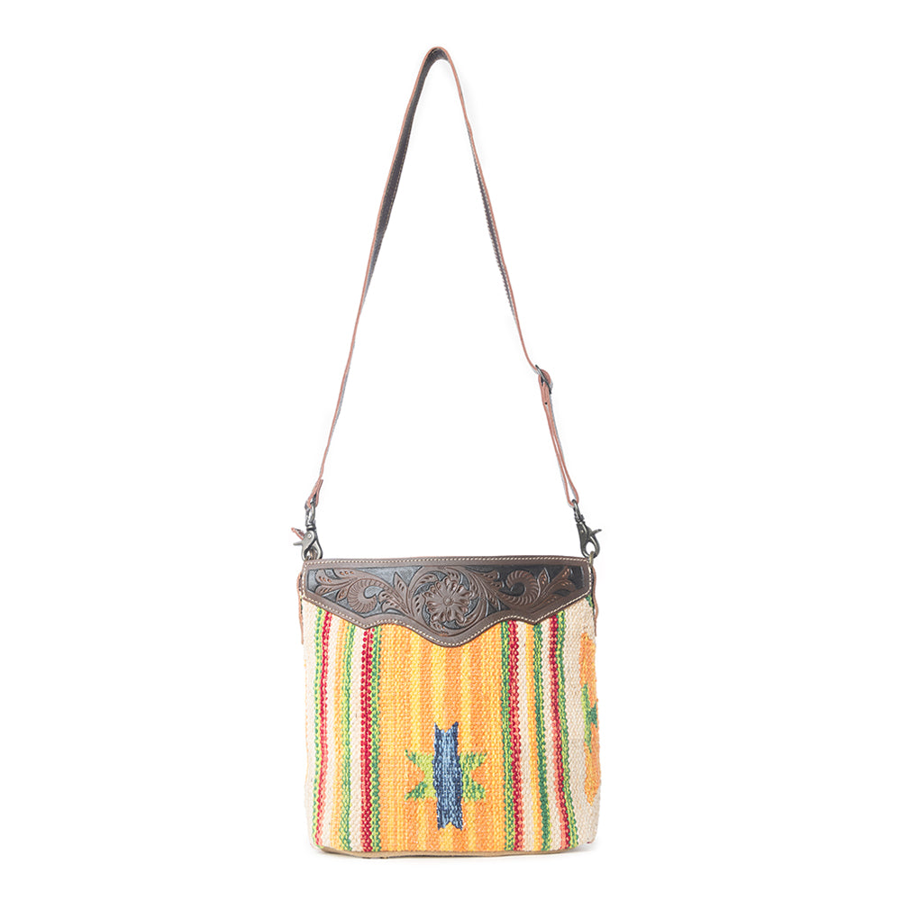 TINI MINI HAND TOOLED BAG